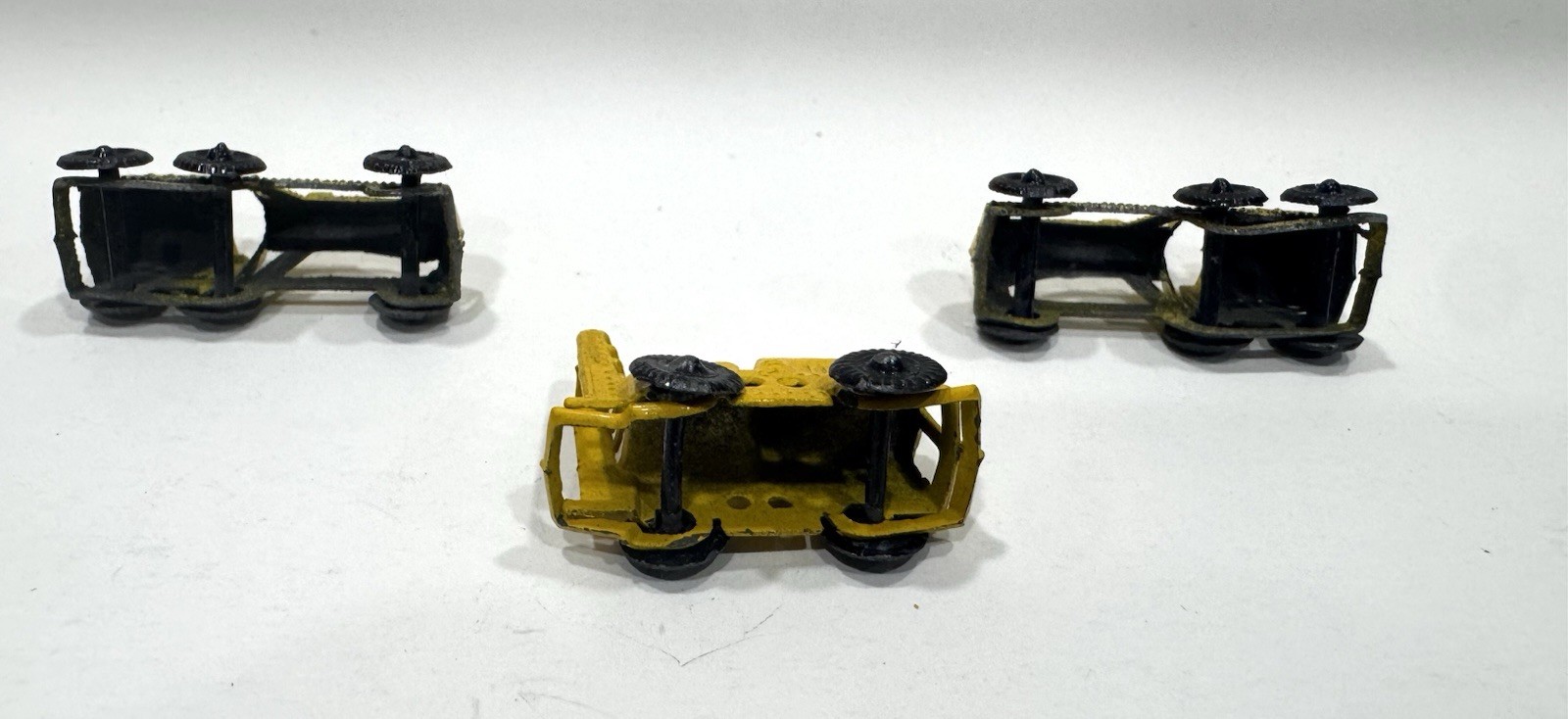 VTG Diecast Metal Vehicles Miniature Cars Truck Toy Disc Wheels JAPAN Lot of 6