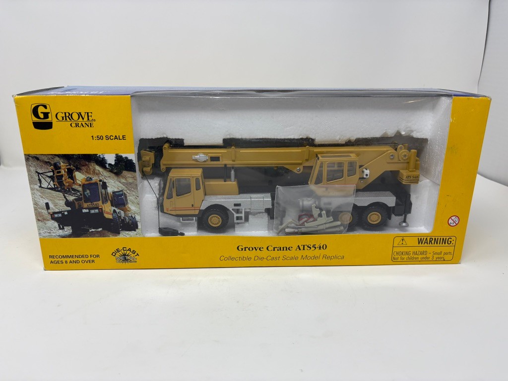 Norscot 30098 Grove ATS540 3-Axle Truck Crane 1/50 Die-cast MIB