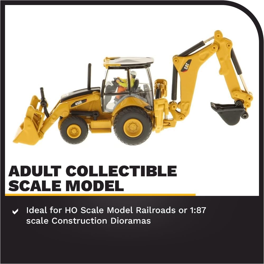 DIECAST MASTERS 85263 HO-scale CATERPILLAR 450E BACKHOE LOADER NIB NEW-IN-BOX