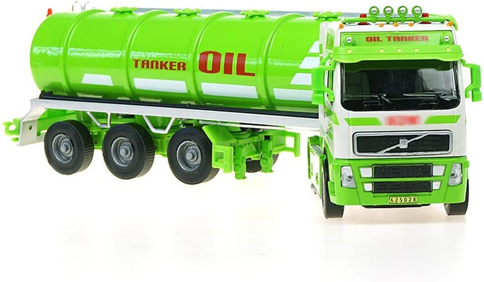 Diecast Oil Tank Truck 1:50 Scale Petroleum Transport Vehicle Model Collectible