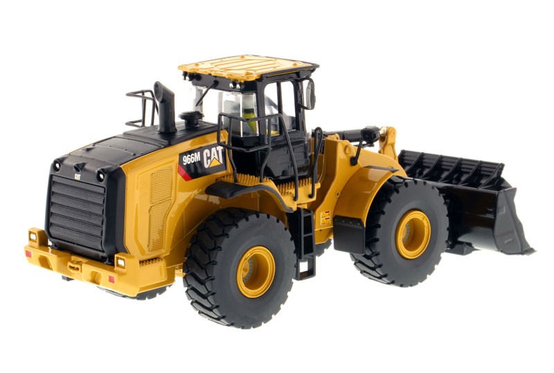 DIECAST MASTERS,CATERPILLAR 966M wheel loader with driver and metal box, 1/50…