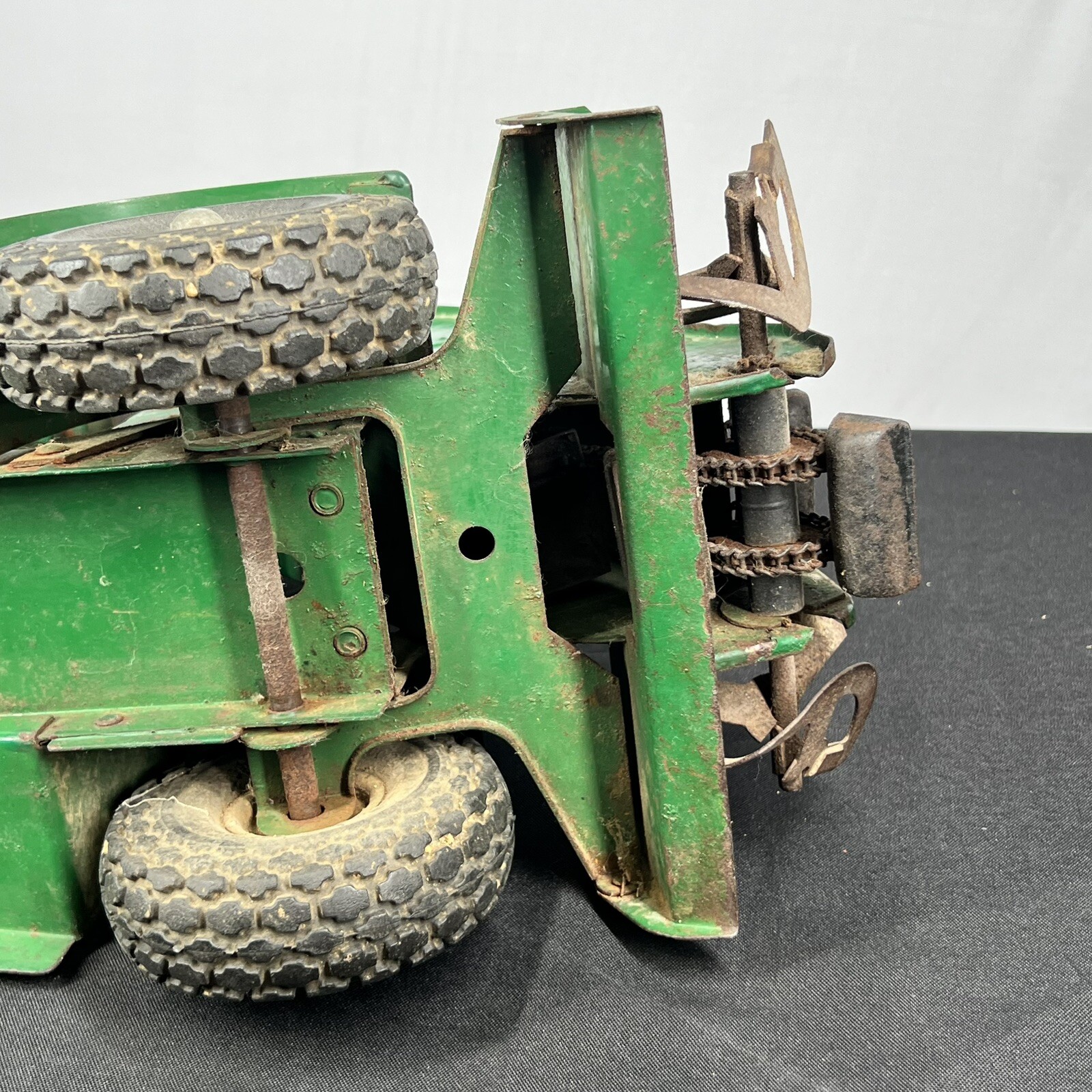 VTG Model Toys Doepke Barber Greene Back Loader Pressed Steel Conveyor