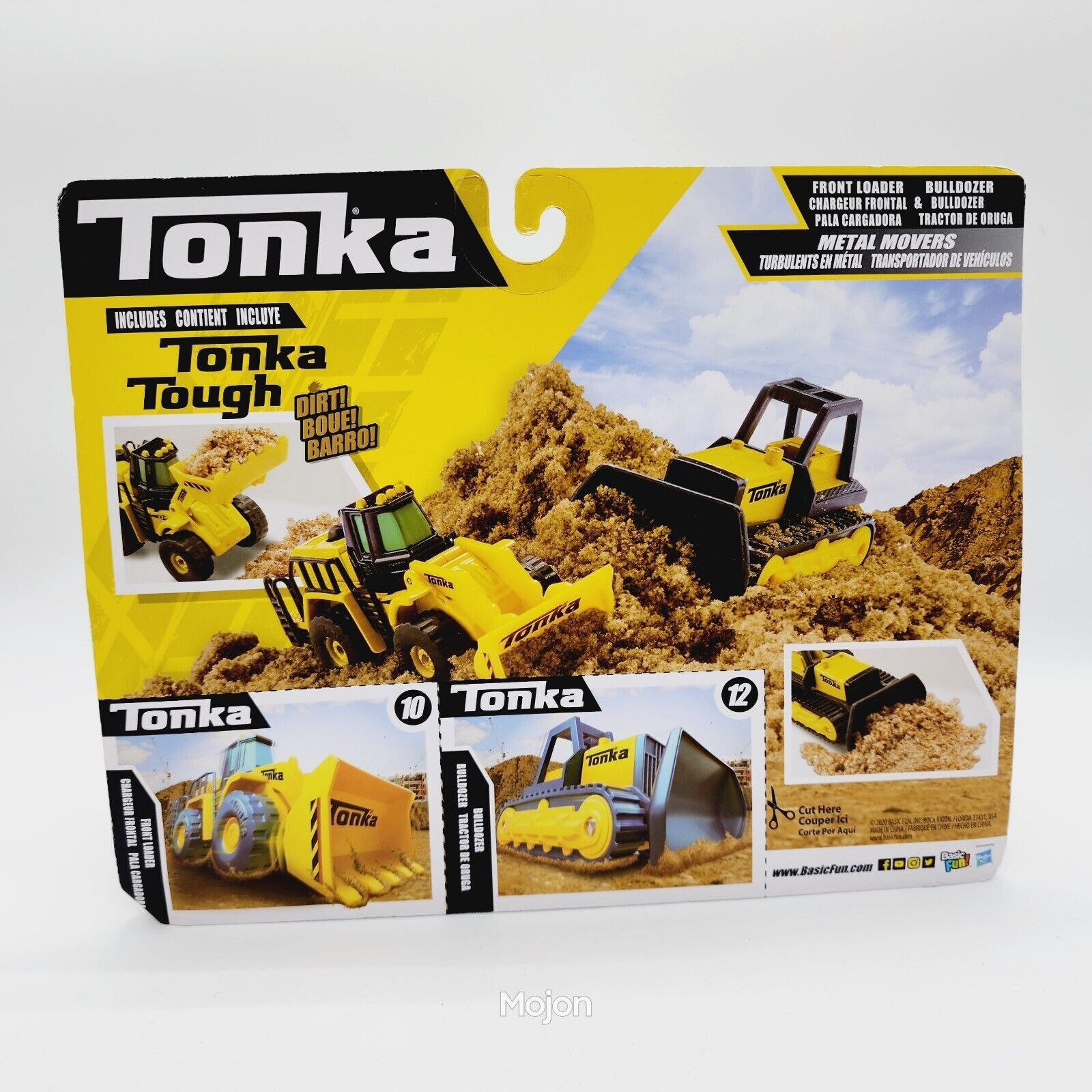 Tonka Metal Movers Combo Pack Front Loader & Bull Dozer Built Tough