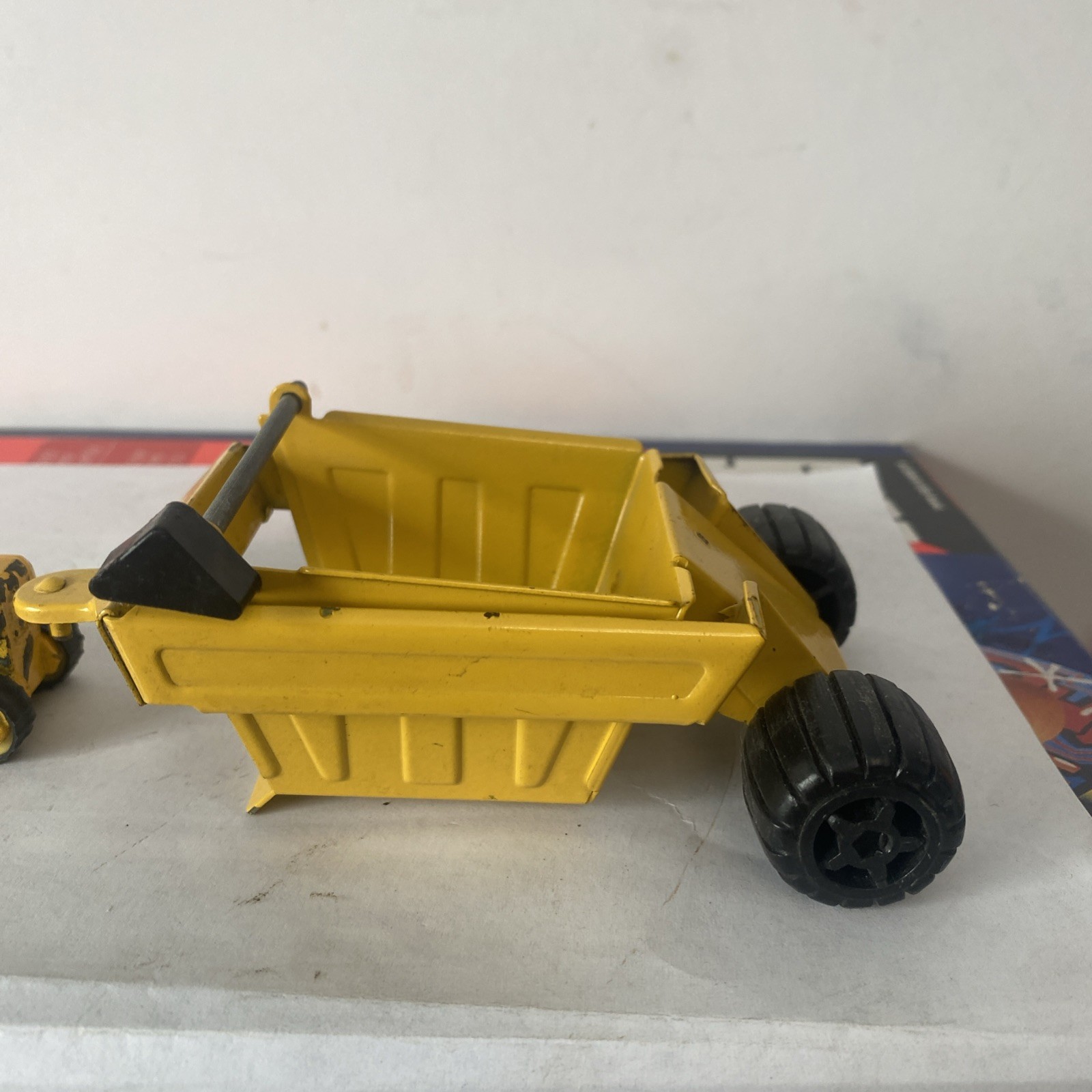 Yellow Pan Scraper earth mover Trailer Toy Unnamed And Zylmex Bulldozer