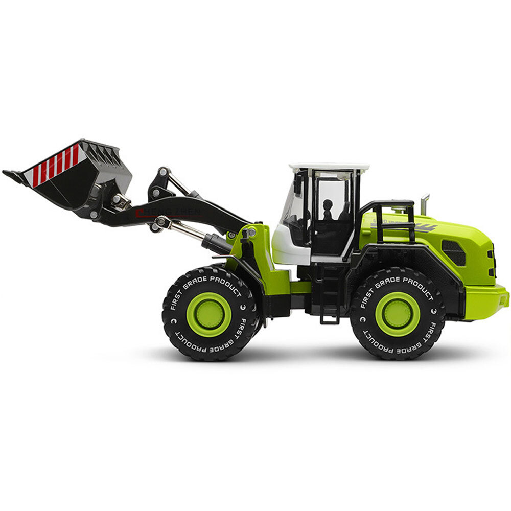 8.3″ Loader Tractor Bulldozer Construction Vehicle Diecast Model Toy Truck Green
