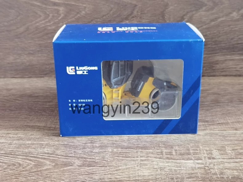 1:50 Liugong Double Steel Wheel Road Roller Model Alloy Engineering Vehicle Mode