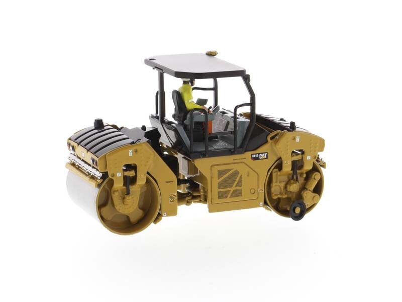 CAT CB-13 Tandem Vibratory Roller w/ ROPS 1:50 Model – Diecast Masters 85594