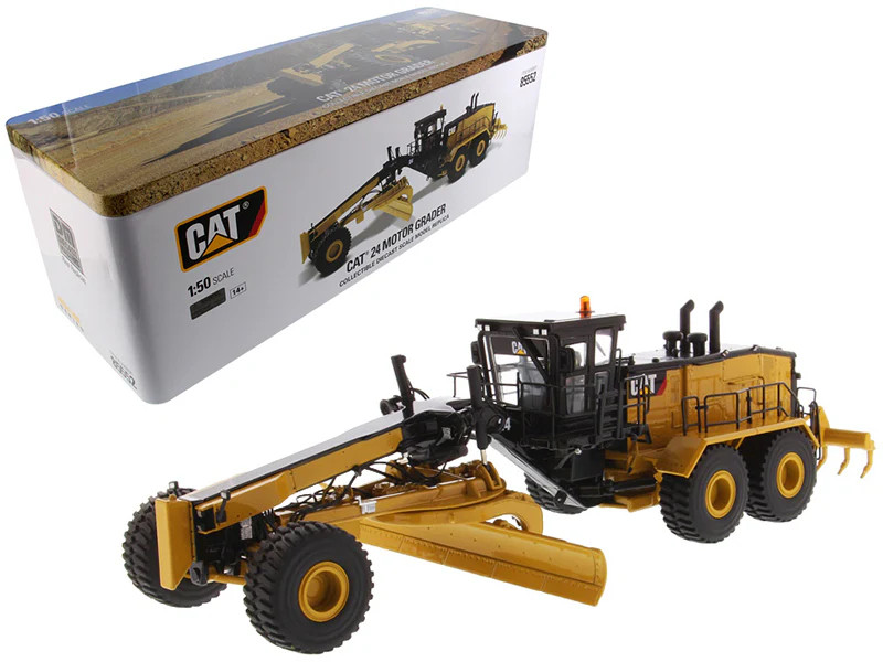 CAT Caterpillar 24 Motor Grader with Operator High Line Series 1/50 Diecast Mode