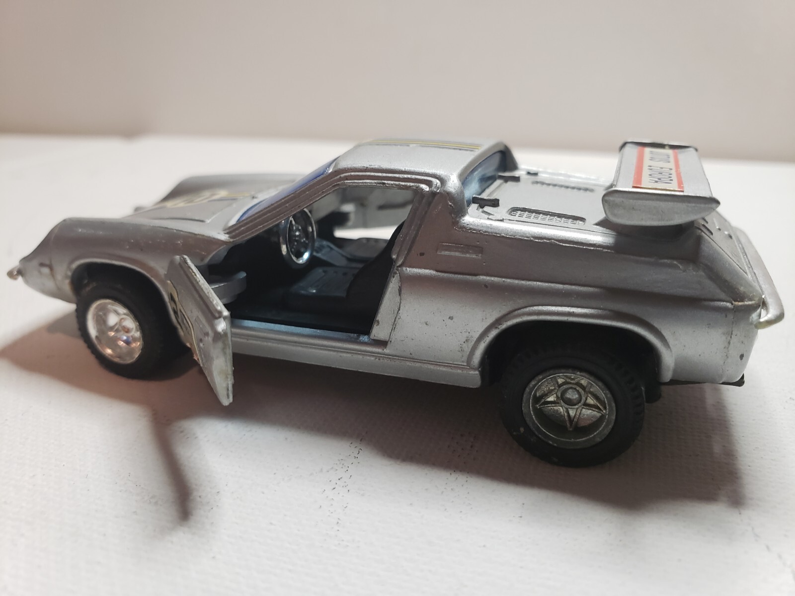Lotus Europa Shinsei Mini Power 1:37 Scale Jet Machines Silver. Vintage 1980’s