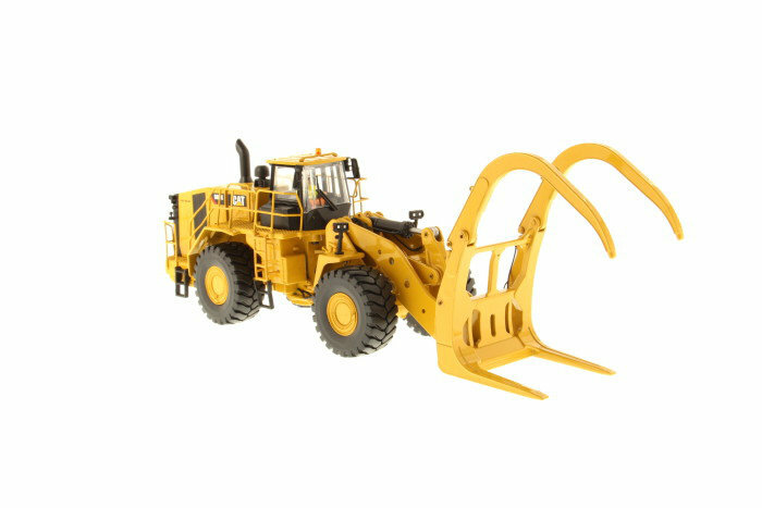 CAT Caterpillar 988K Wheel Loader w/ Grapple 1:50 Model – Diecast Master 85917