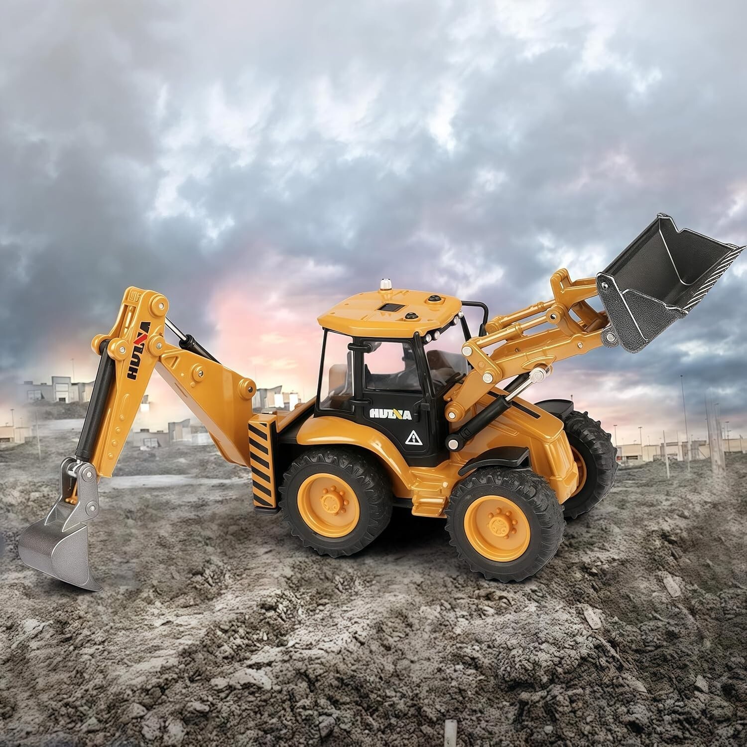 Durable Backhoe Digger Toy with Realistic Features – Perfect for Sandbox Play