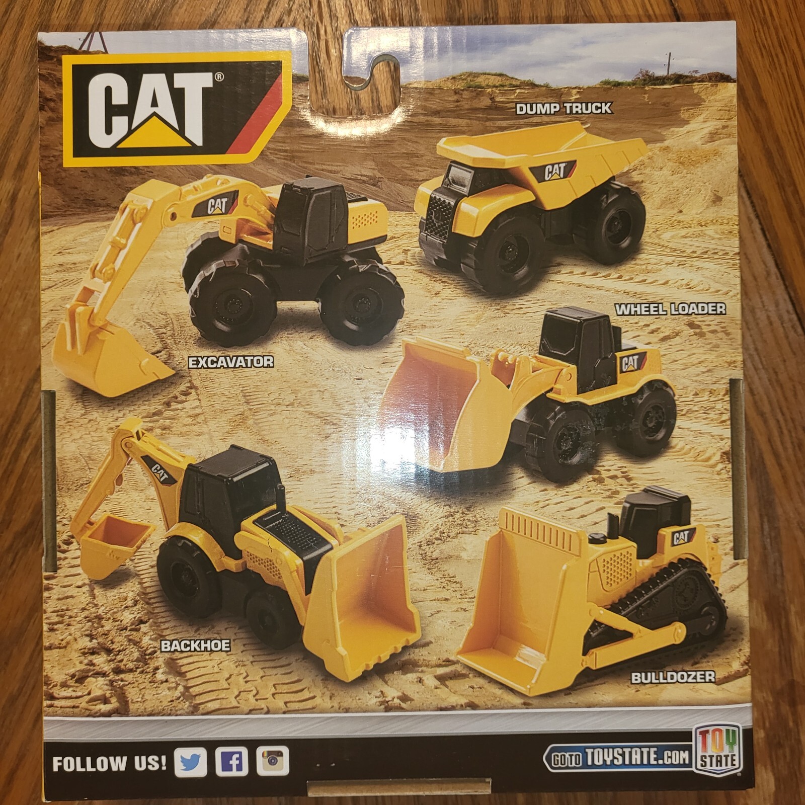 CAT Mini Machines Toy Set – Pack of 5