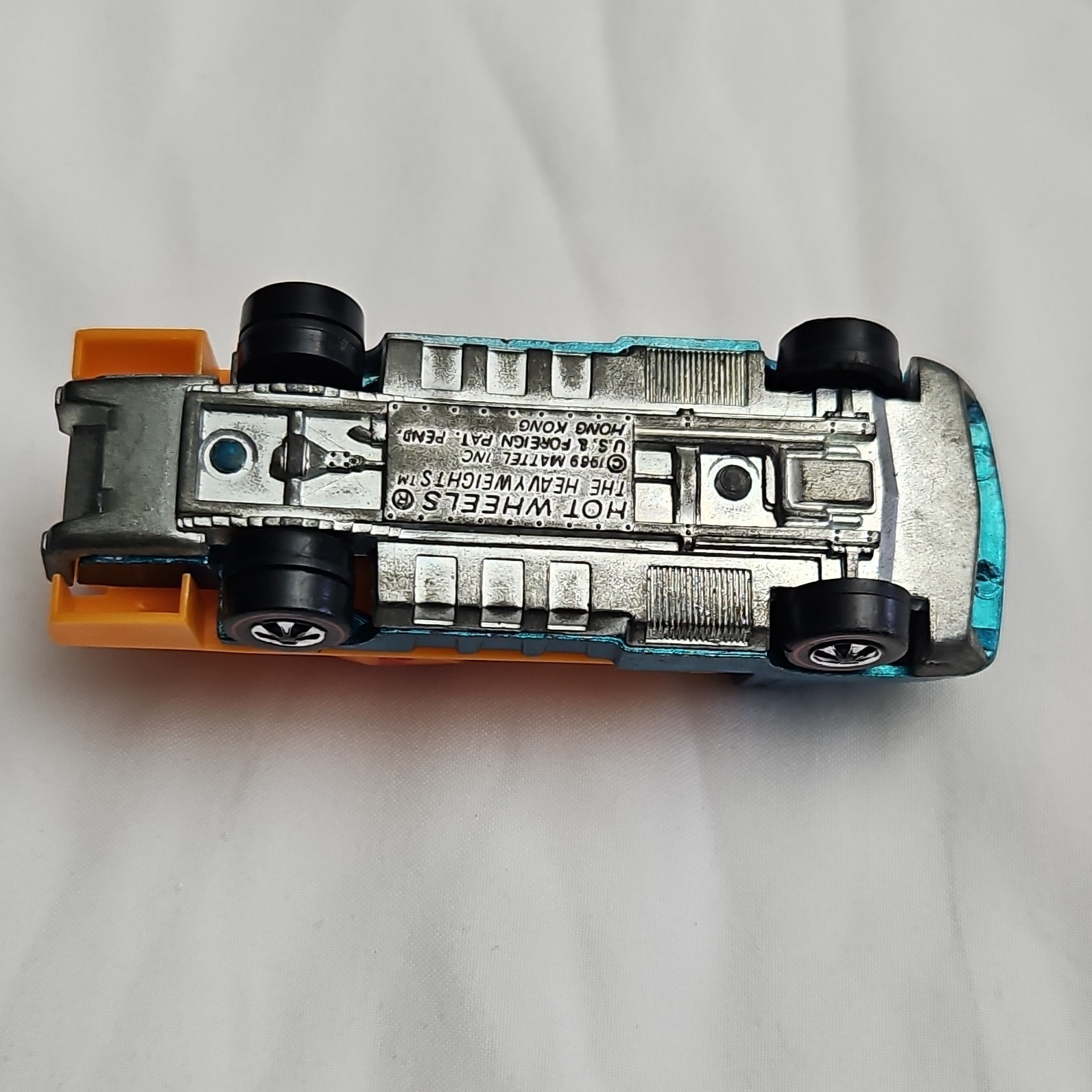 Hot Wheels Vintage 1969 Diecast Cement Mixer Truck Blue/Orange