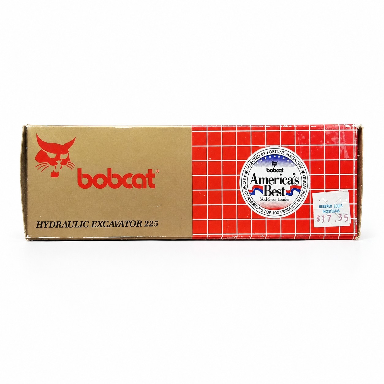 Vintage Bobcat X225 Excavator 1:25 Diecast Melroe 6722254 Original Box