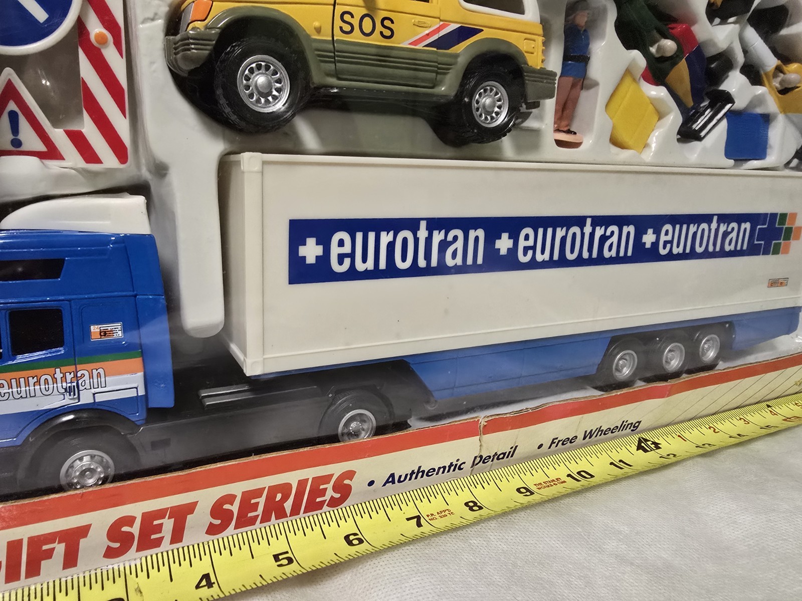 Autocraft Gift Set Series Truck Monster die cast item No. AC520 eurotran Trailer