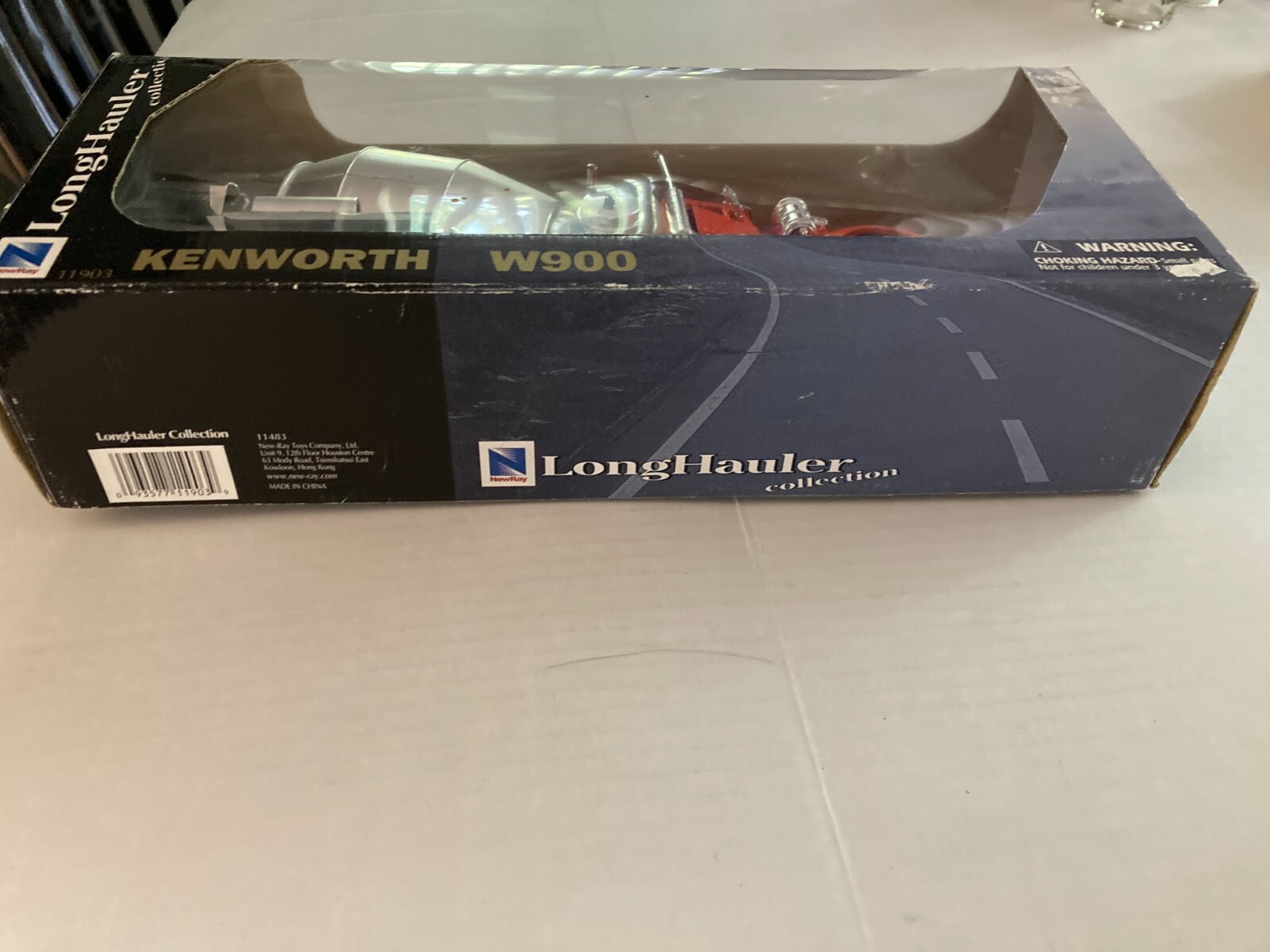 New Ray Kenworth W900 Cement Mixer Long Hauler Collection 11903 NIB 1:32 scale