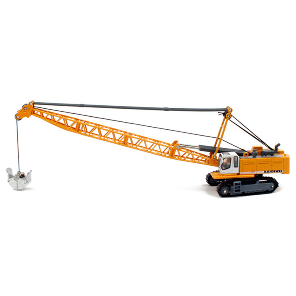1:87 Scale Excavator Crane Diecast Toy Metal Construction Vehicle Model Figure