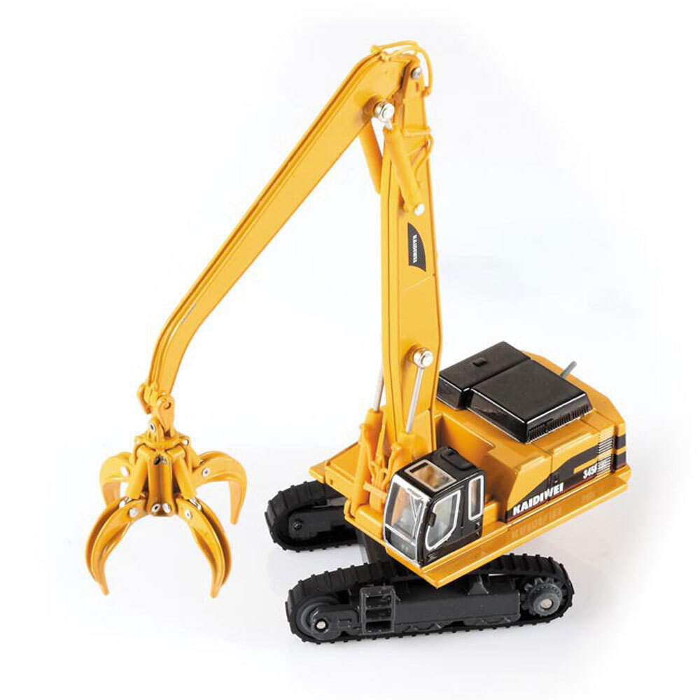 1/87 Scale Material Handler Crane Construction Vehicle Diecast Metal Model Toys
