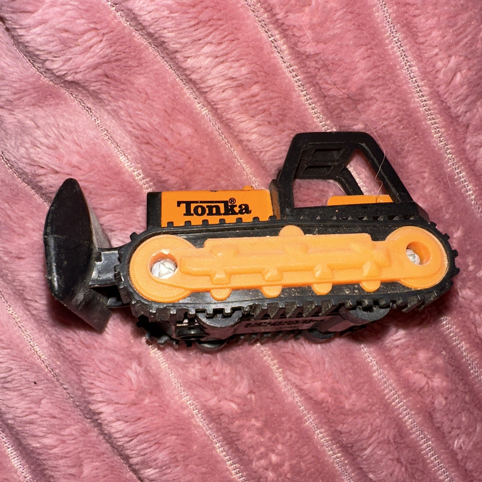 Hasbro Tonka Bulldozer Orange/yellow McDonald 2003 Vintage 3 Inches