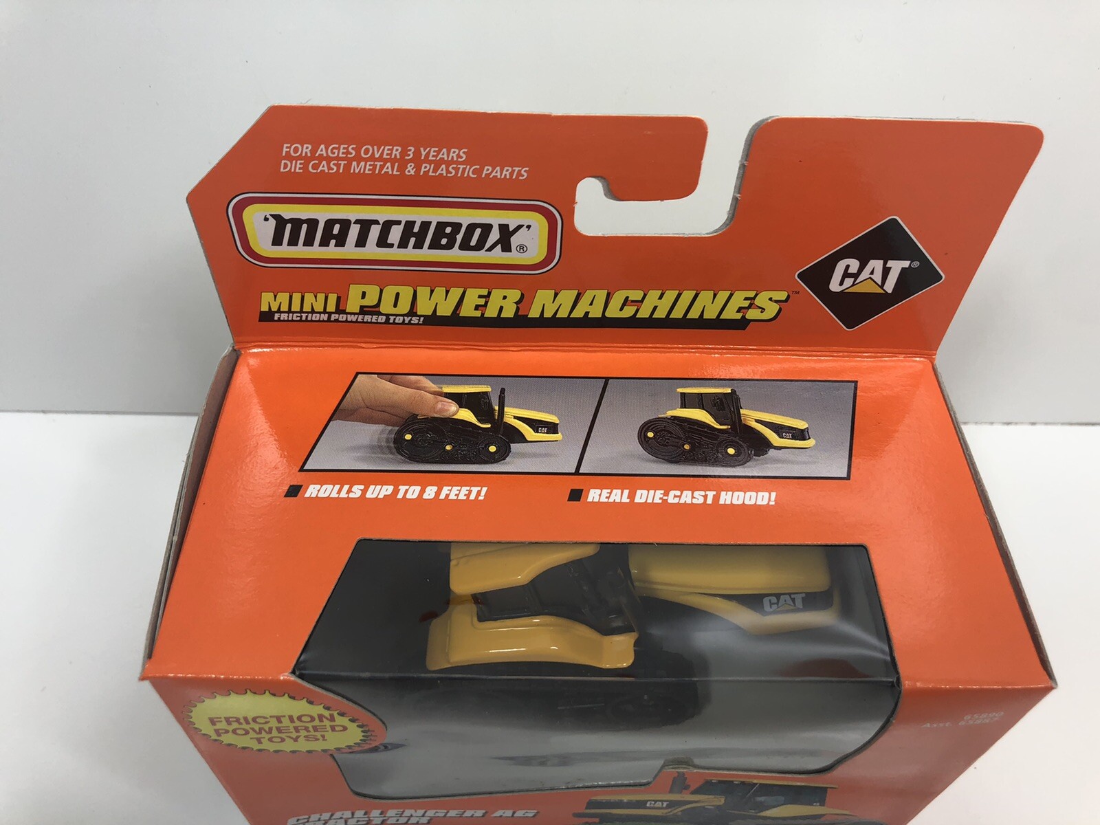 Matchbox Mini Power Machines CAT Challenger AG Friction Powered Toys 1998 New