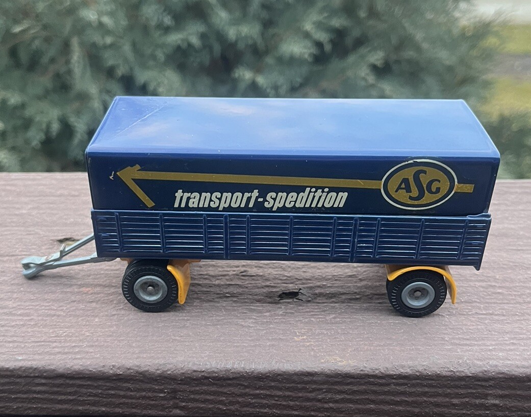 VINTAGE TEKNO of Holland #452 ASG Covered Trailer 1:50 Scale ***NICE***