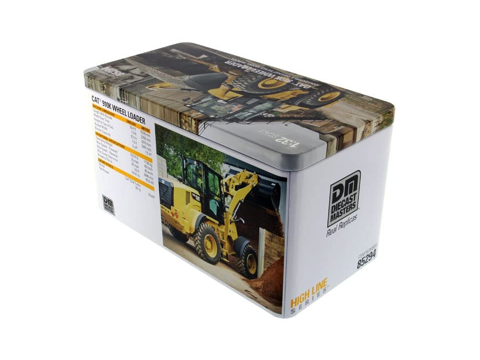 Diecast Masters 1:32 Caterpillar 910K Wheel Loader – High Line Series 8529