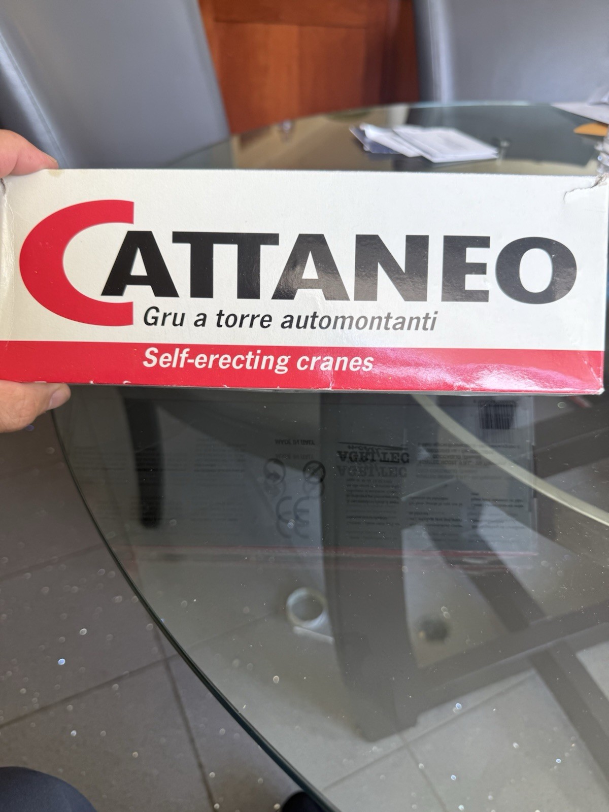 Cattaneo Self-Erecting Tower Crane 1:50 Scale Model ROS 00005 Boxed