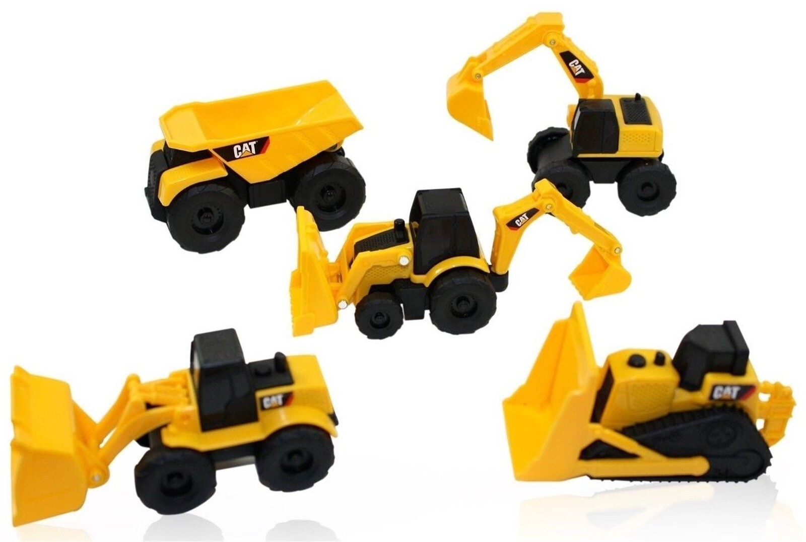 CASE OF 12 CAT Mini Machines Construction Caterpillar 5 Styles! NEW! Party Favor