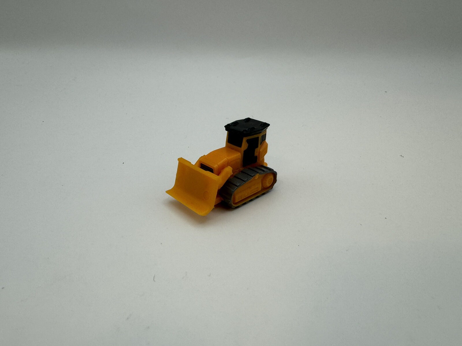 Small Hasbro Micro Machine 2020 Bulldozer Construction Vehicle in Yellow & Black