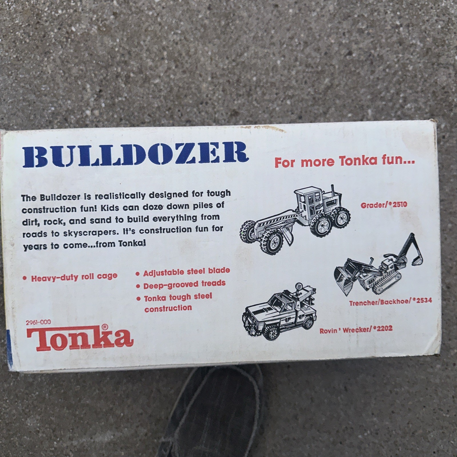 Vintage Tonka #2961 Bulldozer Unopened In Box