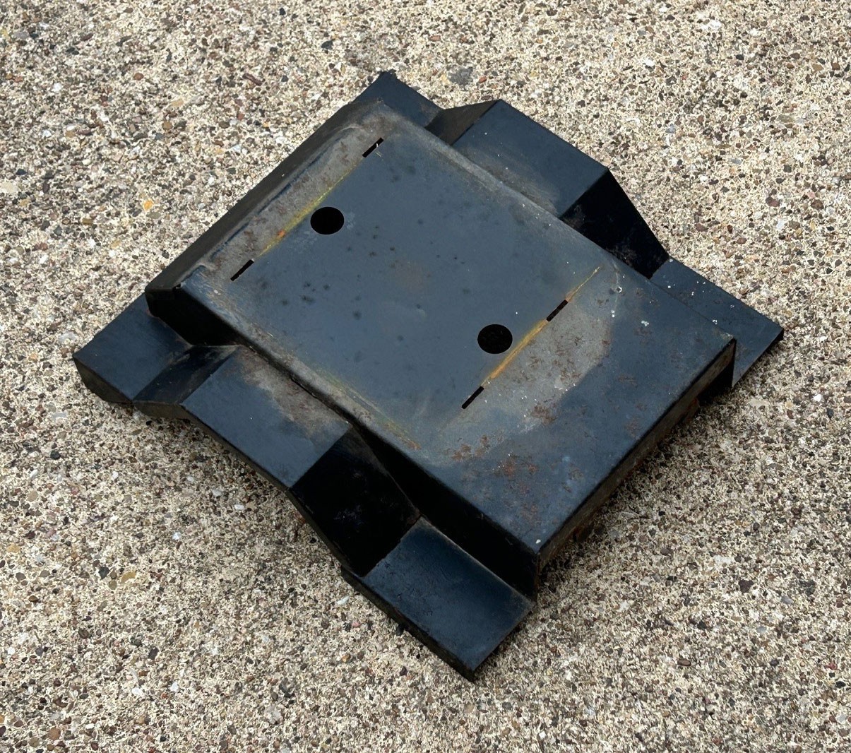 Vintage 1970’s Mighty Tonka Clamshell Crane Part – Crane Base Plate ONLY