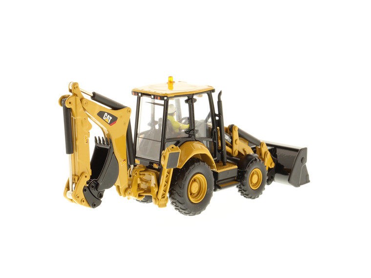 DM 1:50 CAT 420F2 Caterpillar Skid Loader Busy Vehicle Model 85233