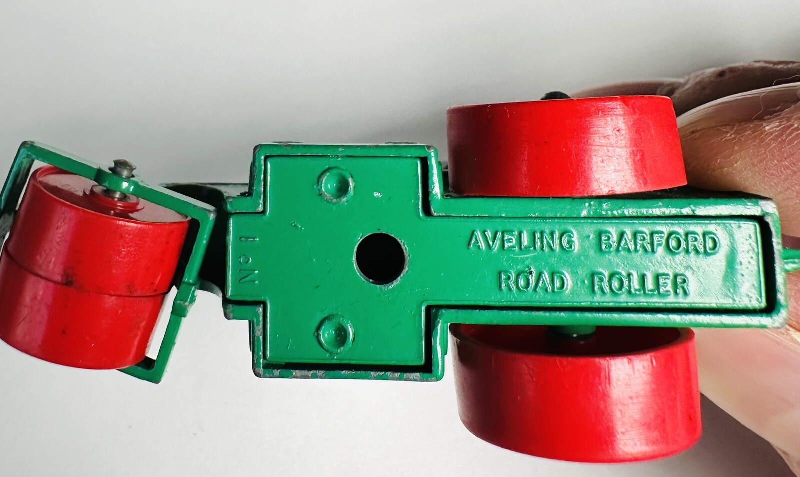 MATCHBOX LESNEY #1 AVELING BARFORD ROAD ROLLER 1964 FARM TRACTOR TOY
