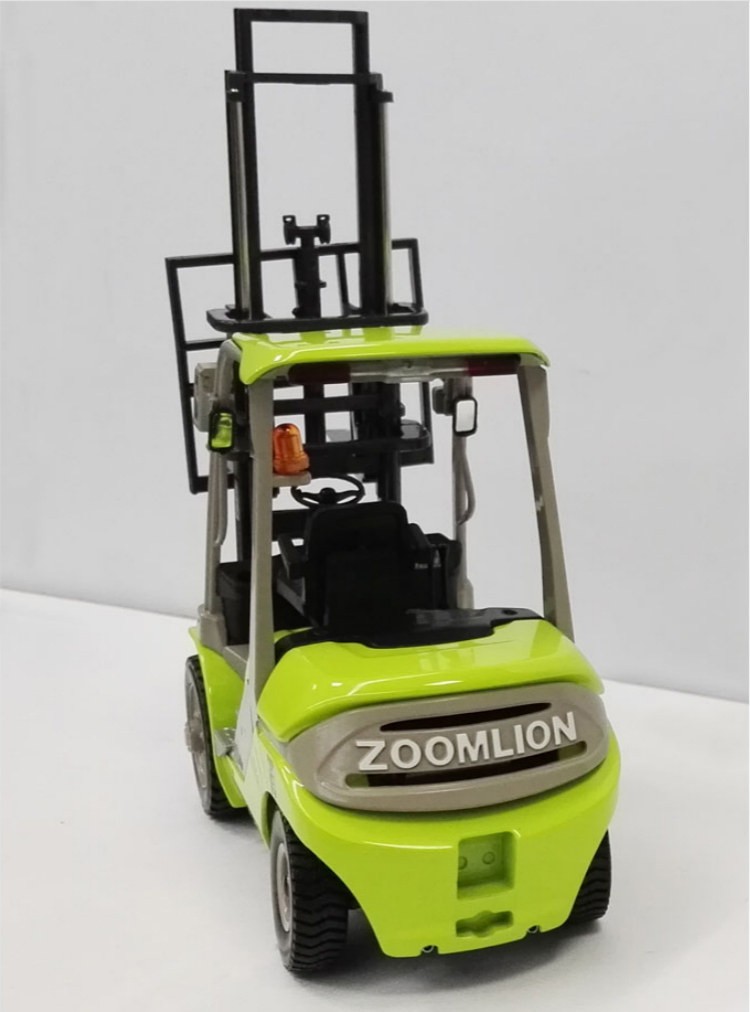 ZOOMLION 1:20 Original R-3T Hoisting Forklift Diecast Alloy Engineering Model