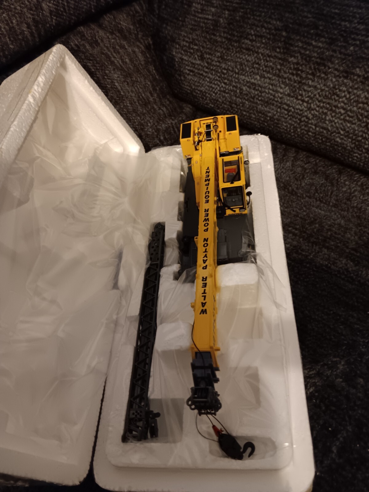 WPPE”Walter Payton Power Equip.”Grove Manitowoc 1/50 Scale Die-Cast Crane,,RARE