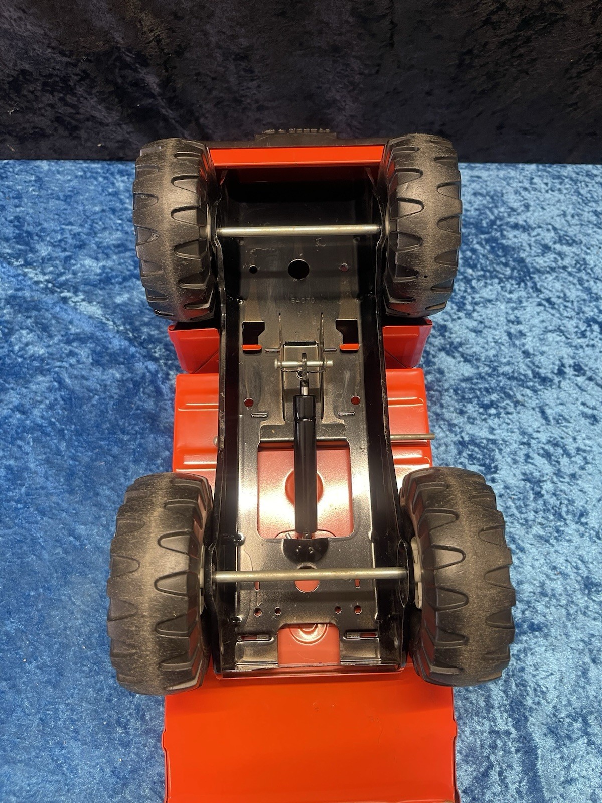 Tonka Hydraulic Dump Truck w/ Hydraulic Dump Bed Construction Toy rare orange 🍊