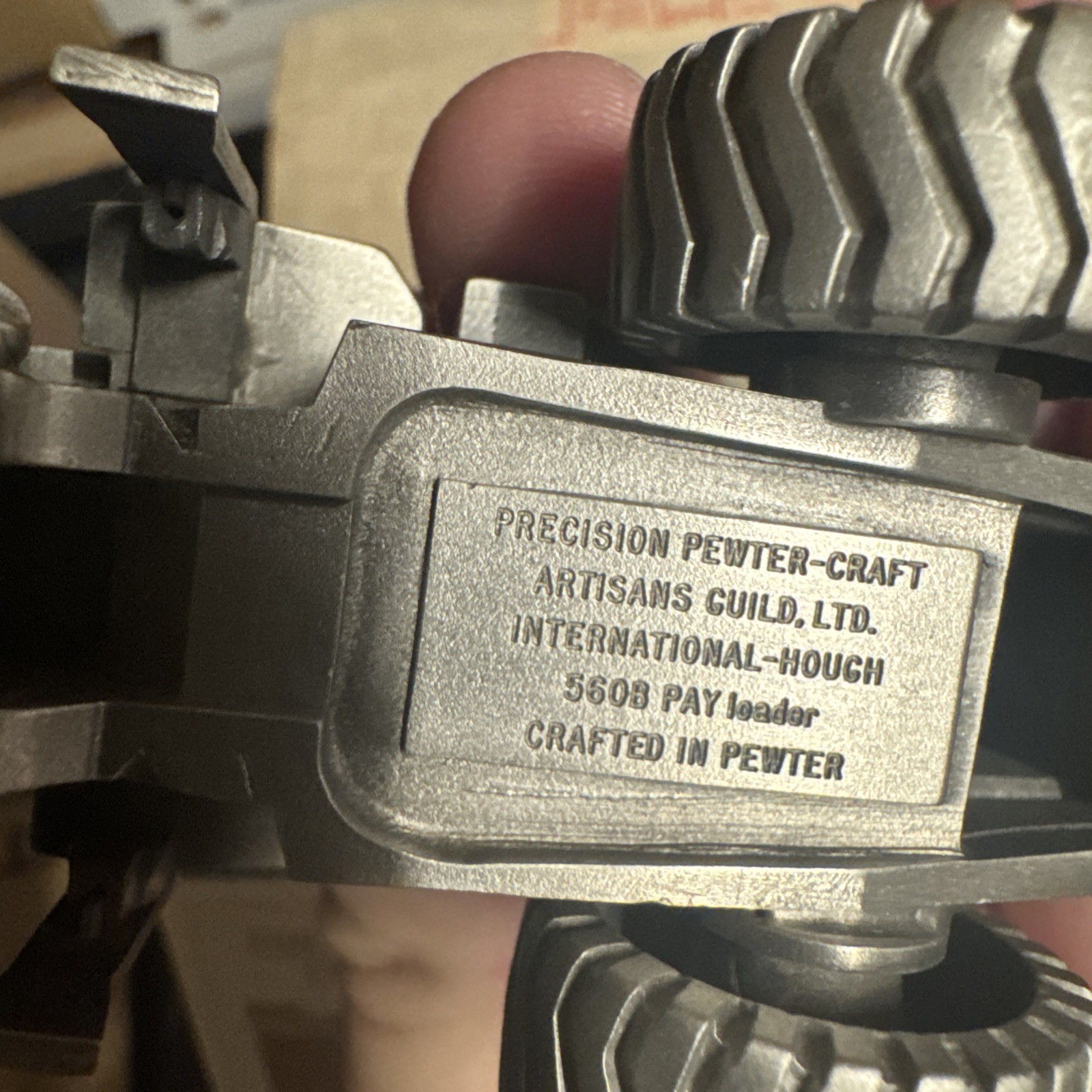 RayGo Rascal 4100 Compactor Precision Pewter Artisans Hard Hat Collection Box