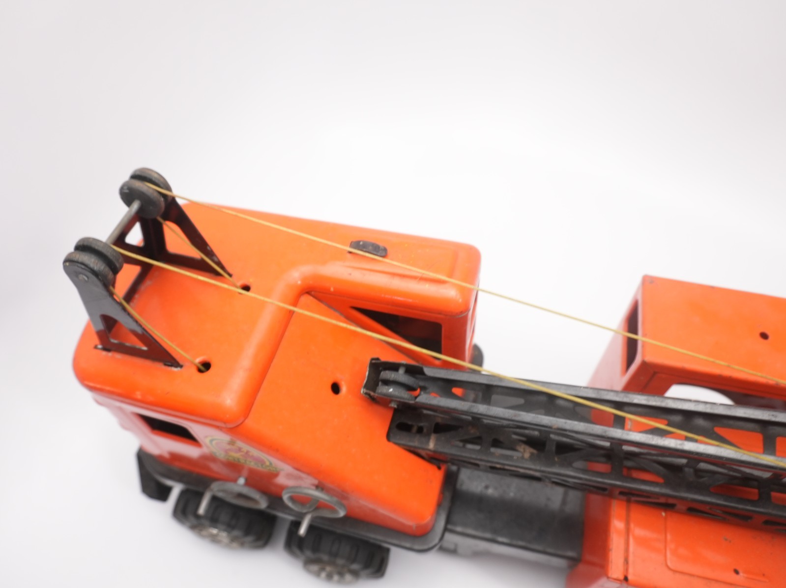 NICE! Marx Lumar Contractors Mobile Boom Crane Pressed Steel 16″