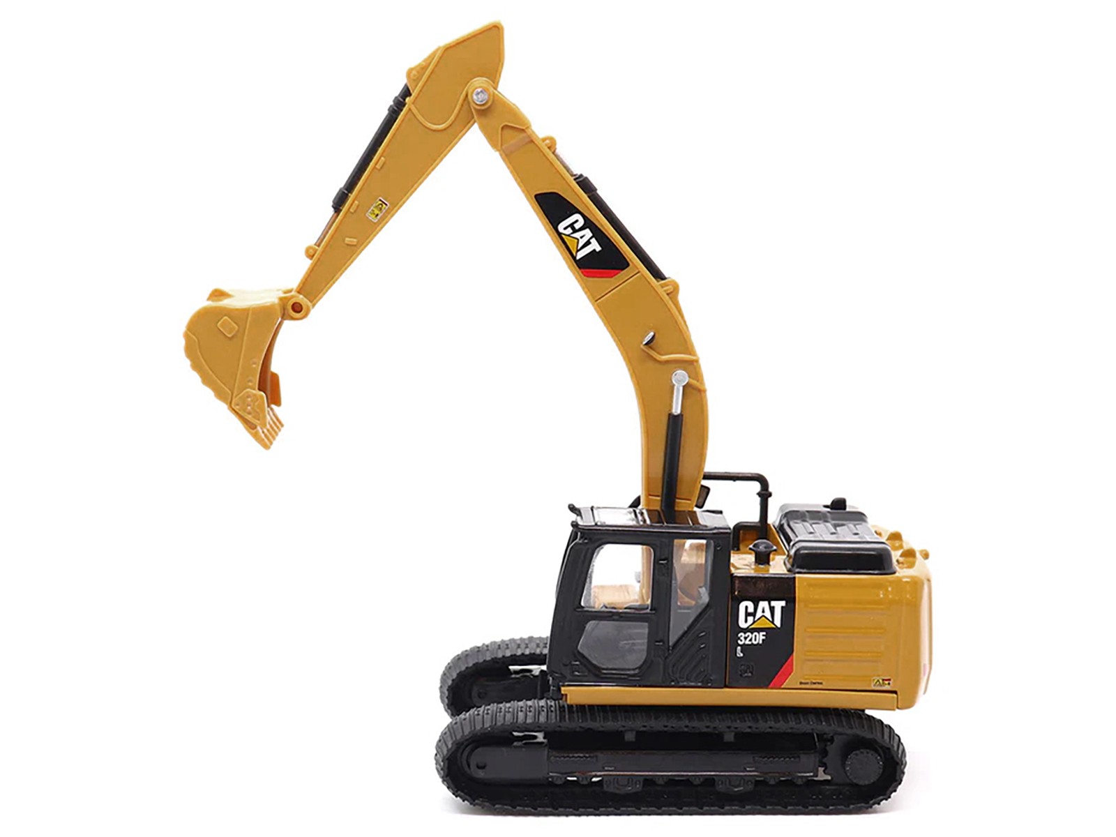CAT Caterpillar 320F L Hydraulic Excavator Yellow Black 1/64 by Diecast Masters