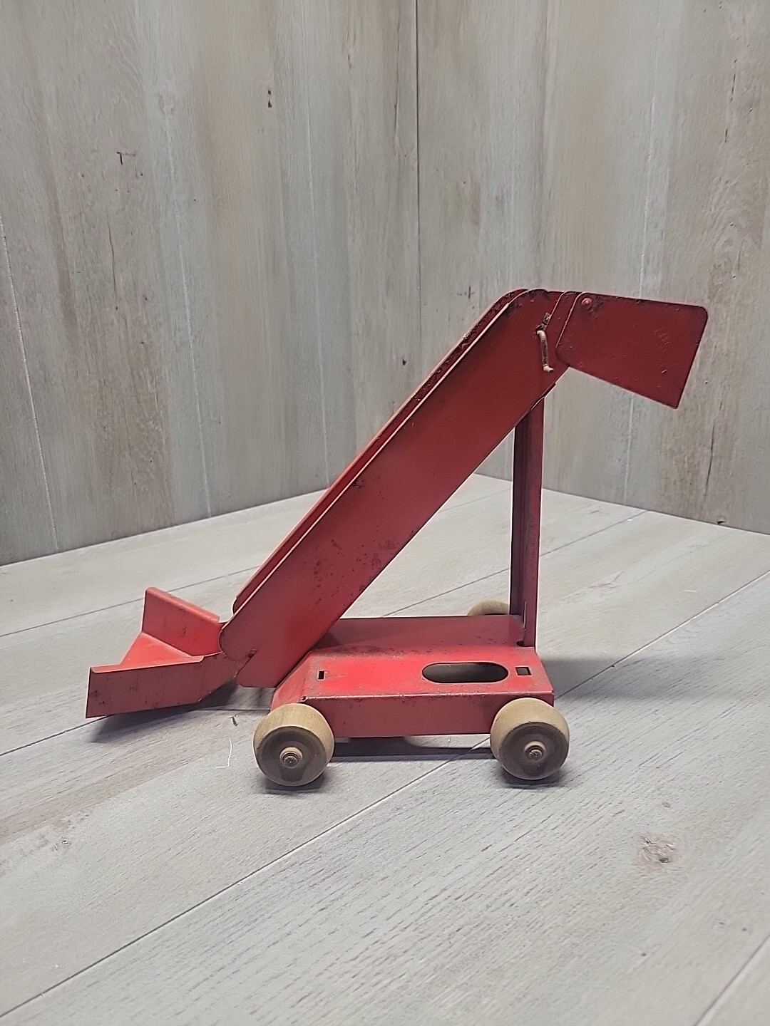 Vintage Rare Portable Scoop-N-Load Sand Loader W/ Wooden Wheels