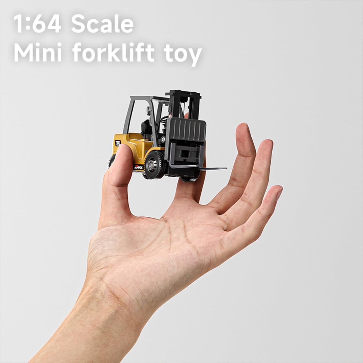 1/64 RC Forklift Toy 7 Channel 2 Mode Mini Remote Control Forklift Truck with…