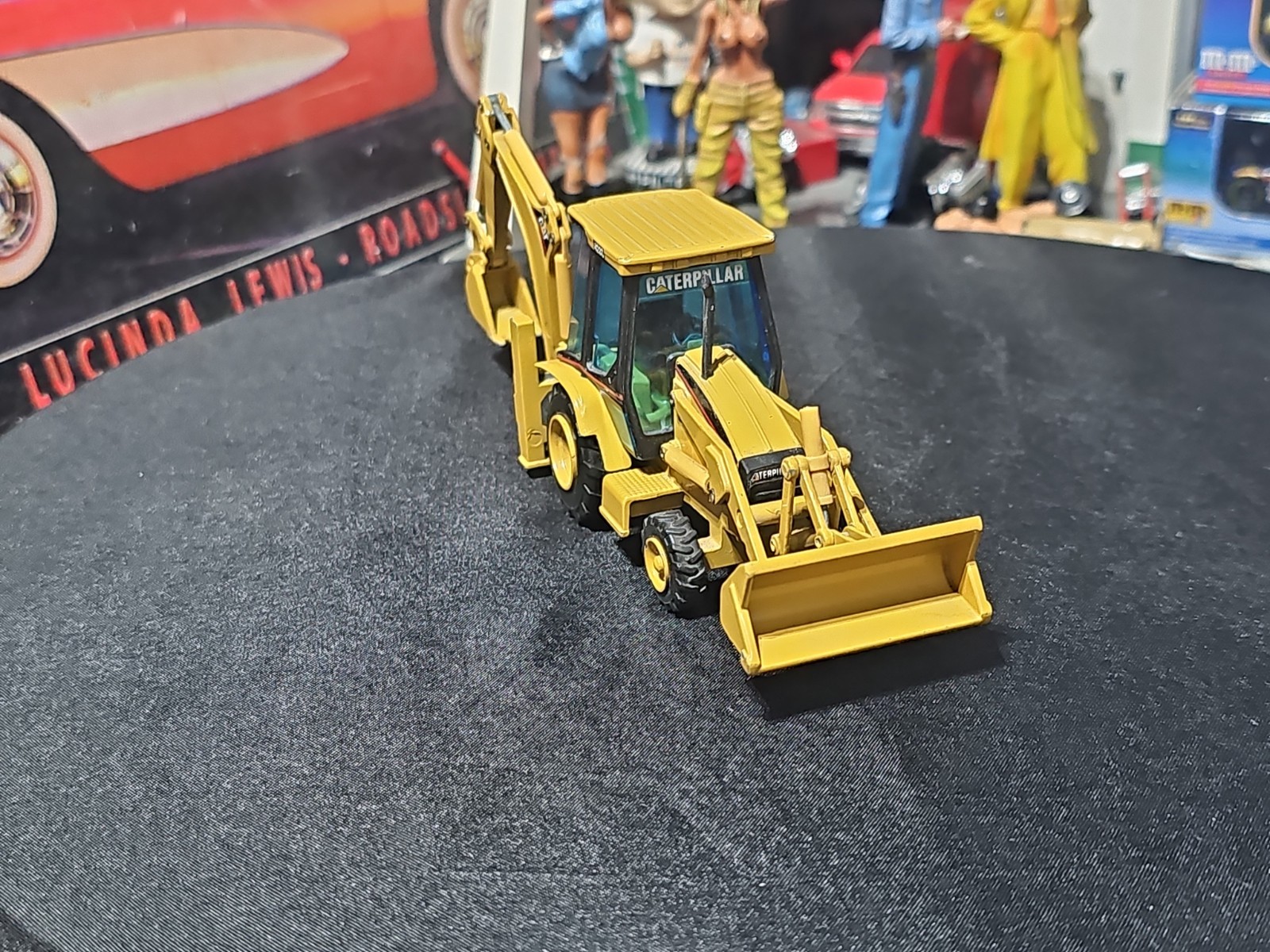 VINTAGE RARE NZG JB503 Modelle 1:50 Scale Caterpillar 416C Backhoe Loader