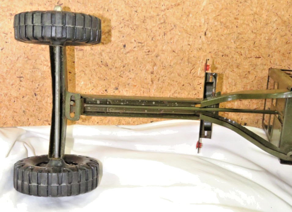 Vintage STRUCTO Pressed Steel Army Engineers Road Grader AS IS