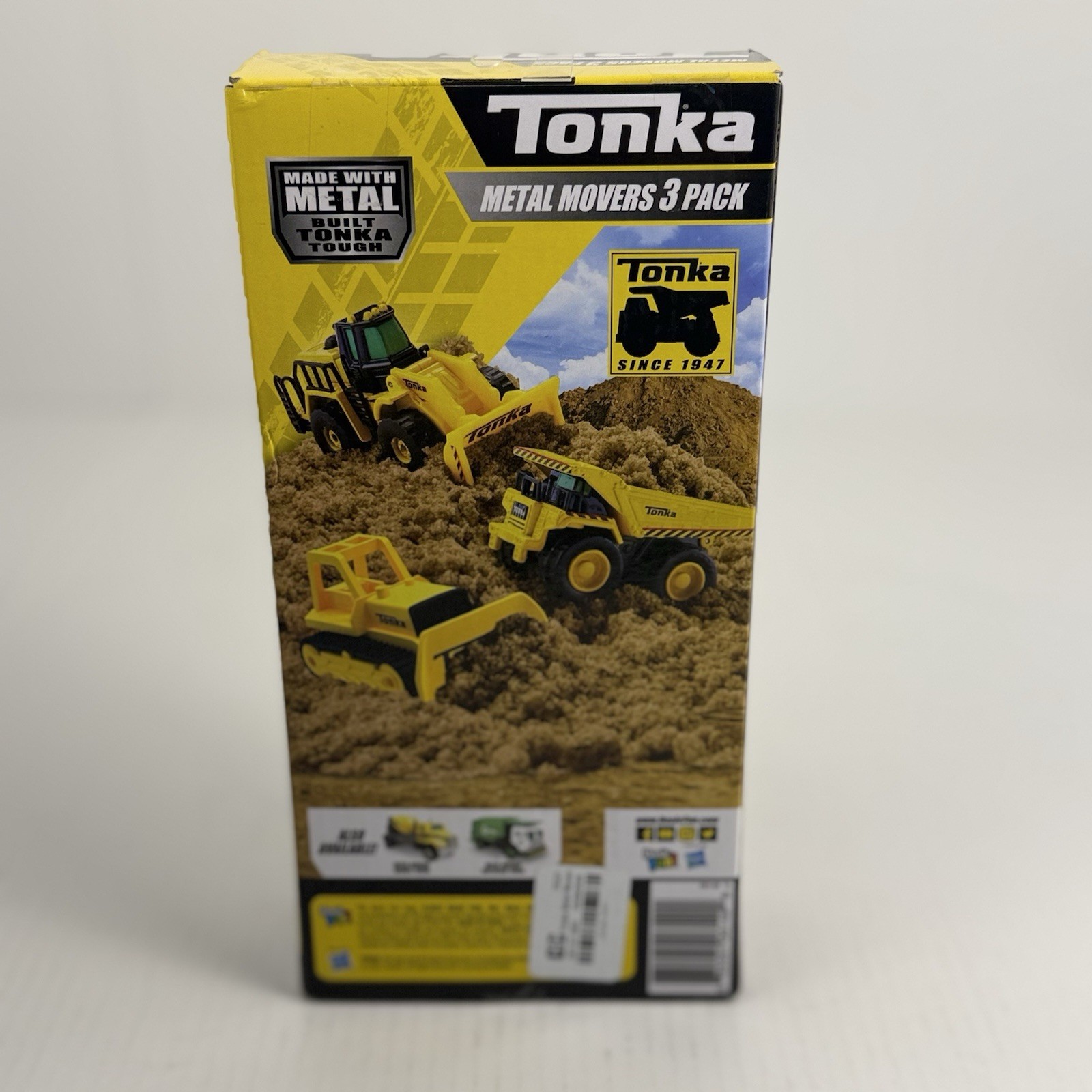 Tonka Metal Movers – 3 pack – Mighty Dump Truck, Front Loader & Bulldozer New