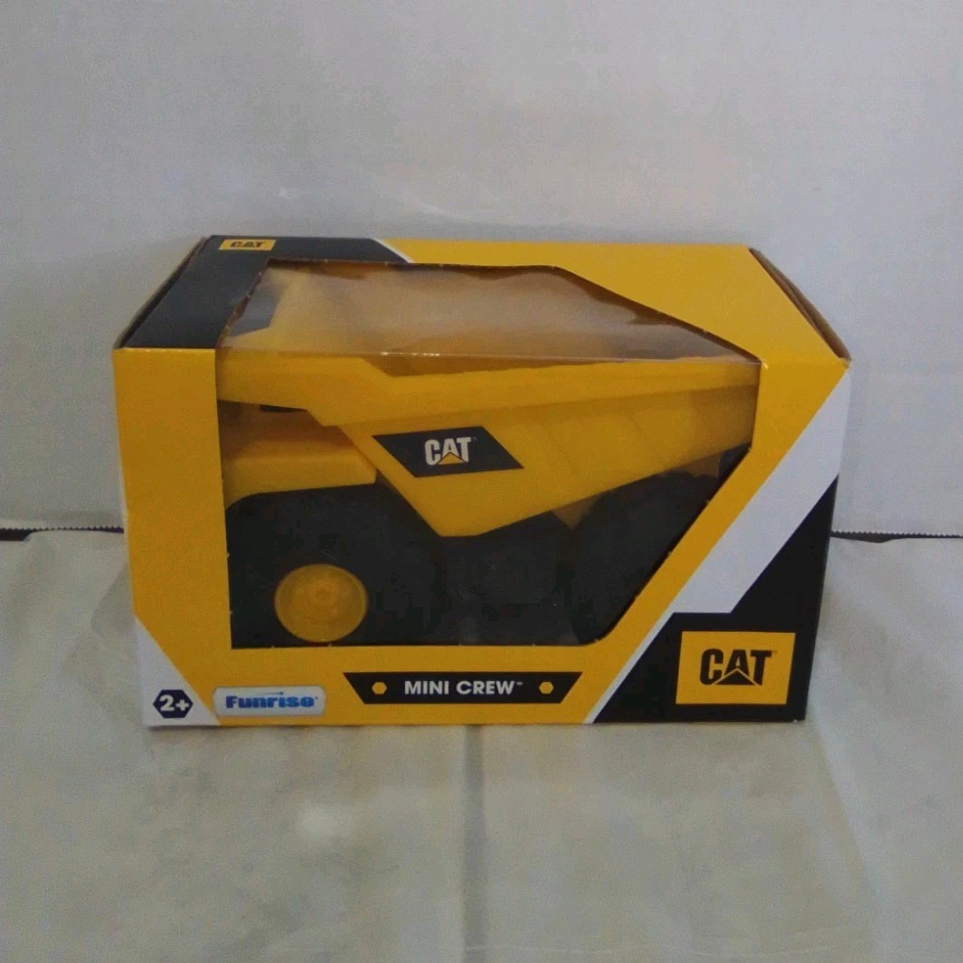 Funrise Mini Crew CAT Construction Vehicle Toy Yellow Black MPN 82011