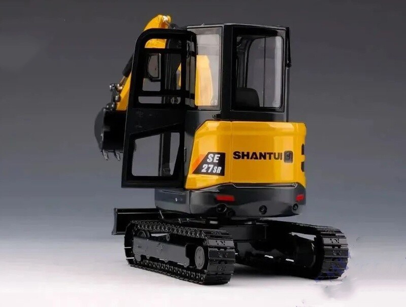 1:20 29CM SHANTUI SE27SR Excavator Construction Equipment Machine Diecast Model