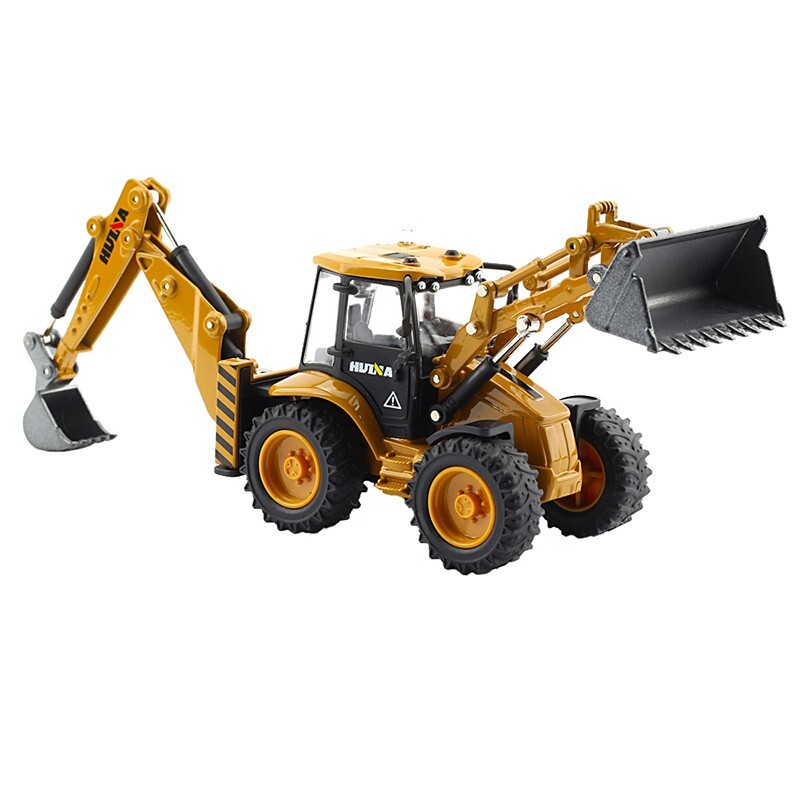 EXCAVATOR DIGGER, TRACTOR Huina Toy Model Diecast Vehicle Truck Construction NEW