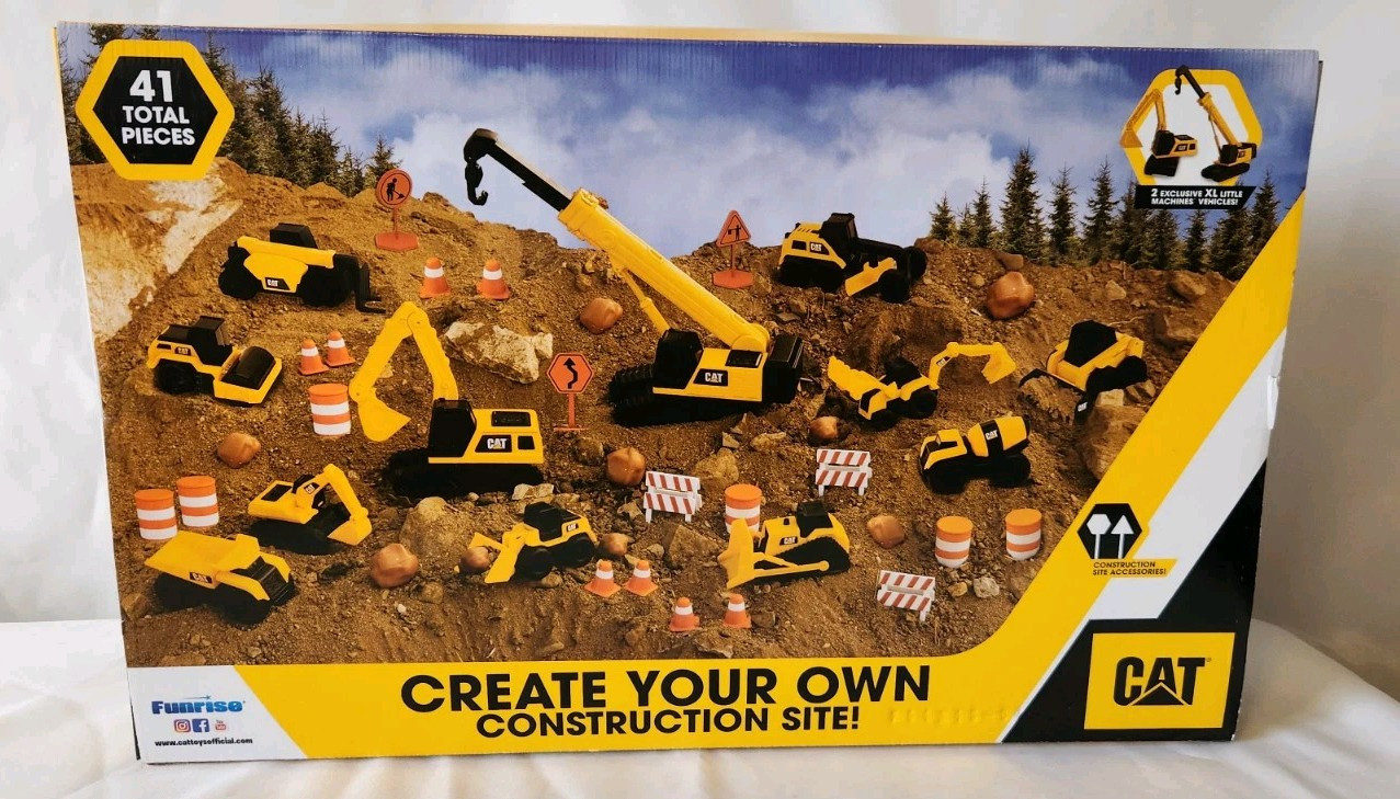 New In Box {Sealed} Cat Little Machines Mega Set 41 Total Pieces