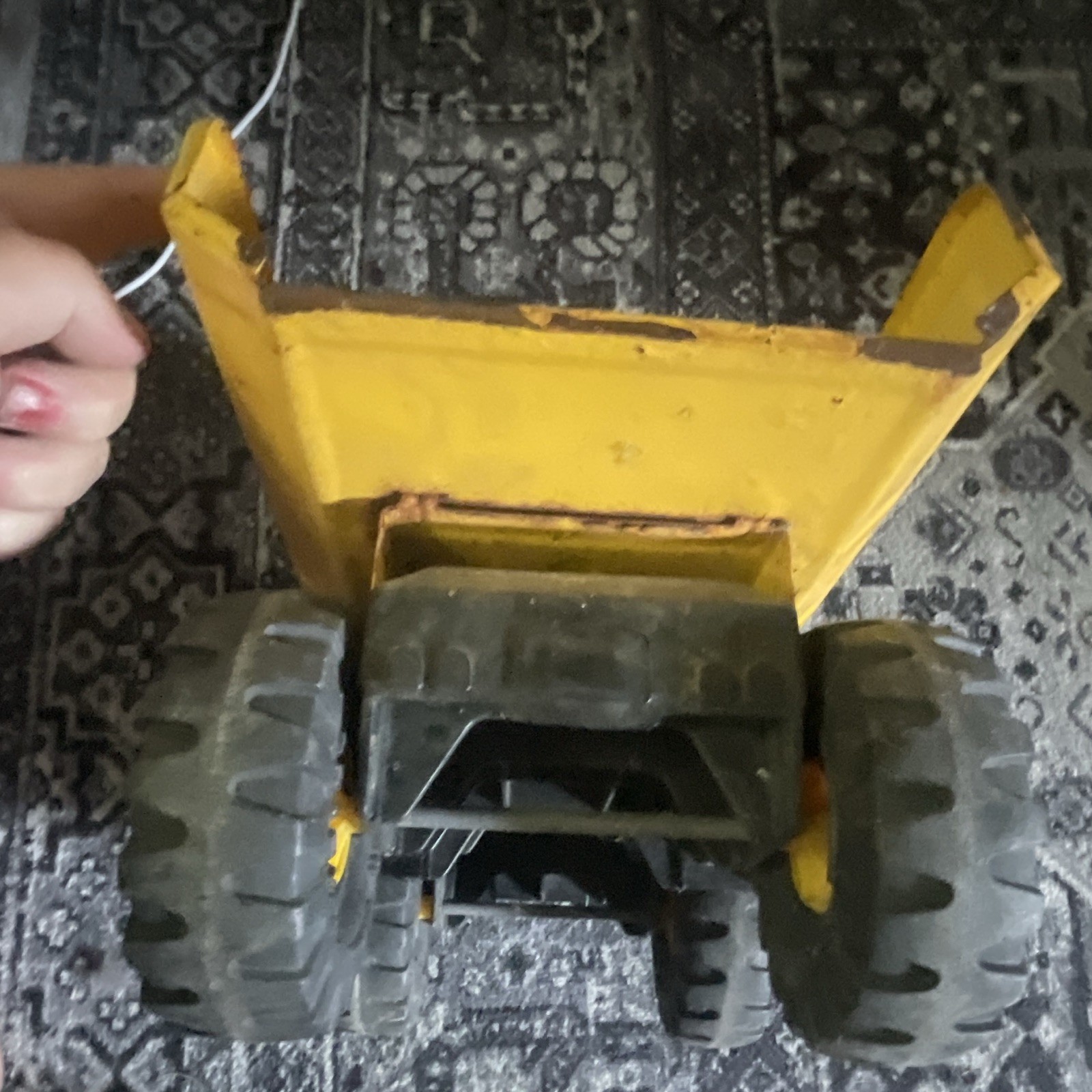 Yellow & Black Toy Construction Dump Truck Haul Truck Construction Vehicle